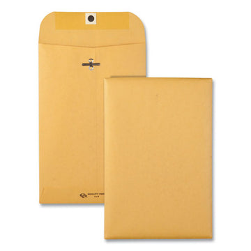 Quality Park™ Clasp Envelope, #1, Square Flap, Clasp-gummed Closure, 6 X 9, Brown Kraft, 100-box freeshipping - TVN Wholesale
